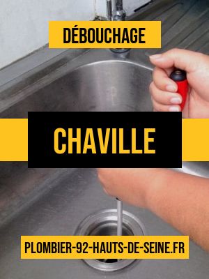 débouchage évier à Chaville