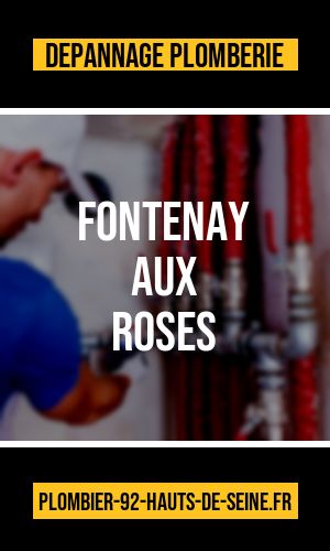 dépannage plomberie Fontenay-aux-Roses