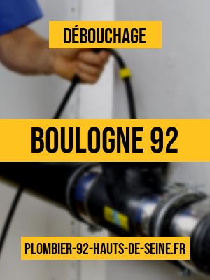 douche bouchée à Courbevoie