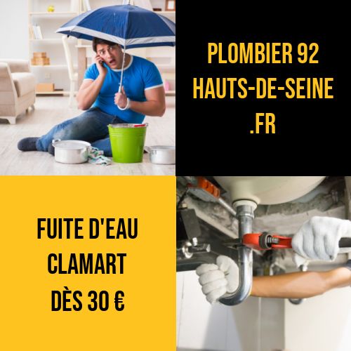 fuite eau Clamart