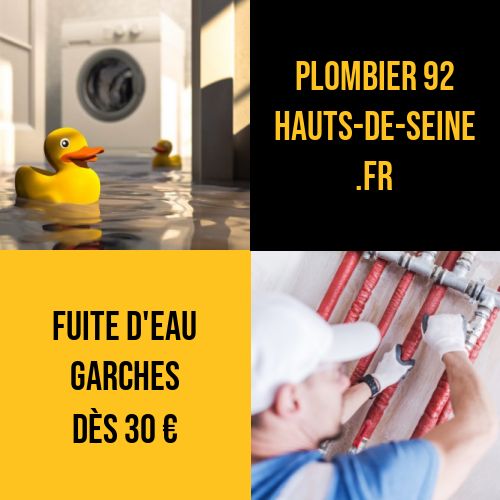 fuite eau Garches