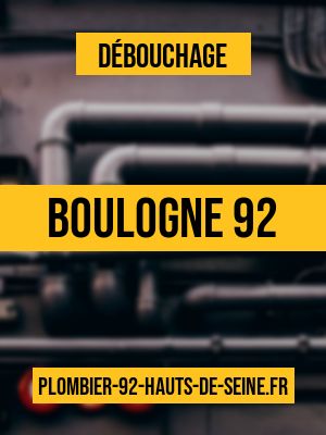 plombier Boulogne-Billancourt pour débouchage