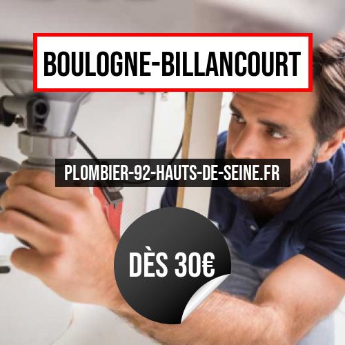 plombier Boulogne-Billancourt