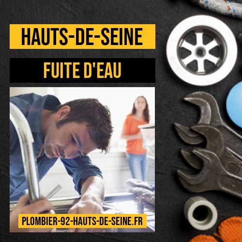 plombier Hauts-de-Seine pour fuite eau