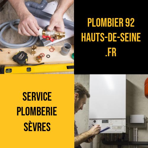 service du plombier de Sèvres